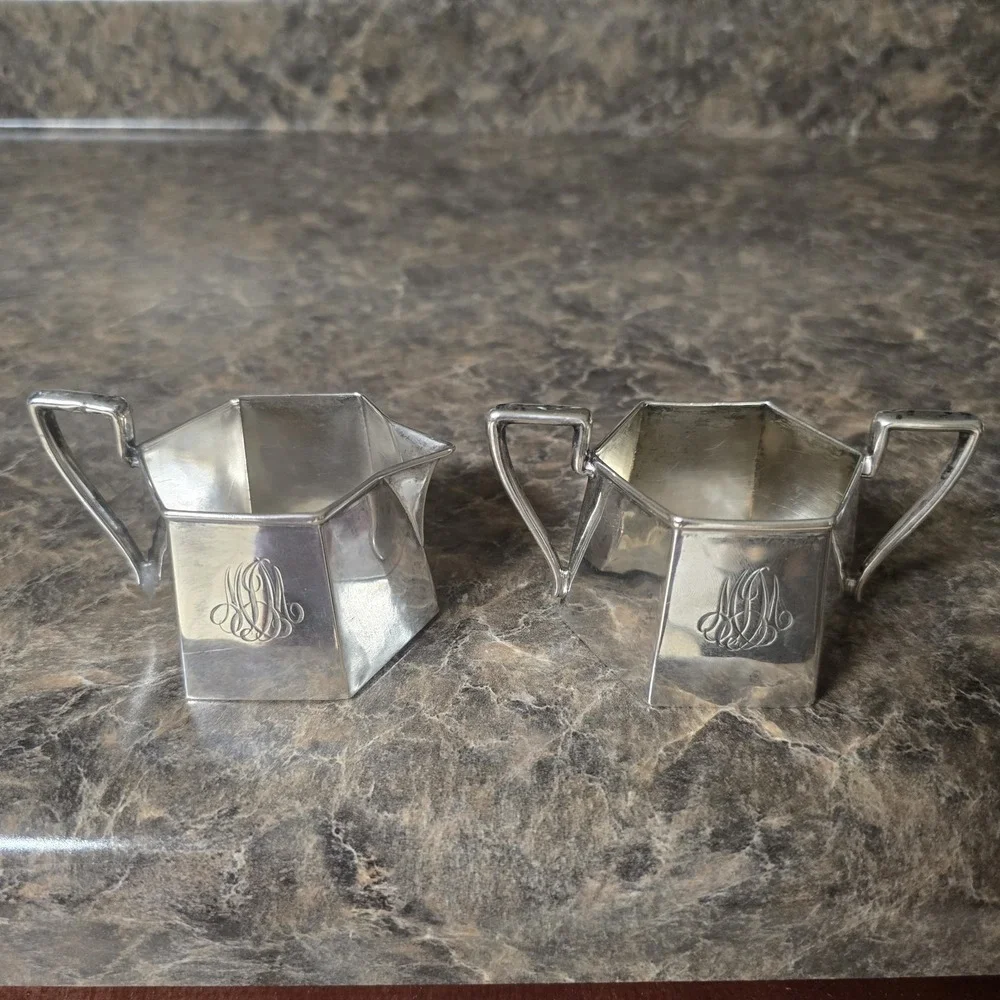 Webster Co. Sterling Silver Cream & Sugar Set